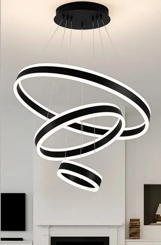 3-Ring Modern LED Chandelier