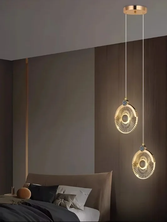 Elegant Dual Crystal Pendant Light
