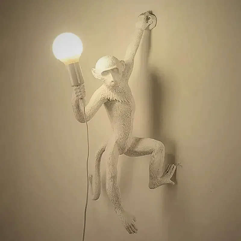 Creative Monkey Wall Lamp for Unique Home Decor