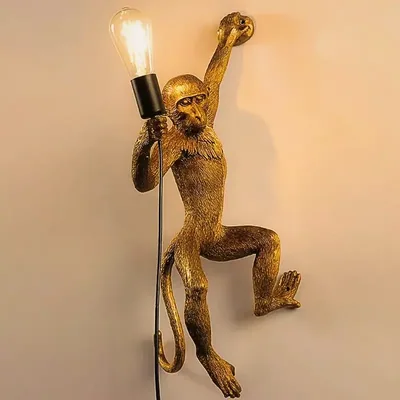 Monkey Wall Lamp for Unique Home Decor