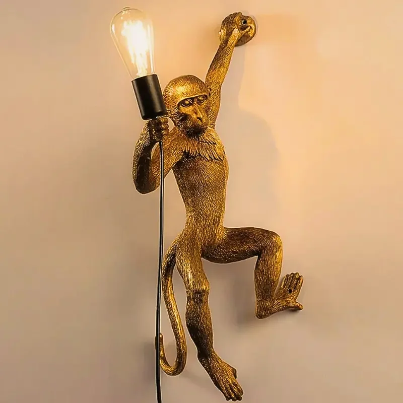 Monkey Wall Lamp for Unique Home Decor