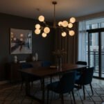 COPPER-12 PIECES CHANDELIERS 12 LIGHTS