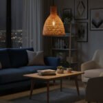 B 06-Bamboo Rattan Pendant Light.