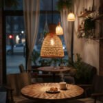 B 06-BAMBOO RATTAN PENDANT LIGHT