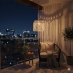 Tasseled Wicker Pendant Chandelier