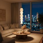 FABRIC LANTERN LONG LIGHT