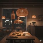 H04- RATTAN HANGING LAMP SMALL