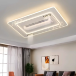 Modern Bladeless Fan LED Ceiling Light