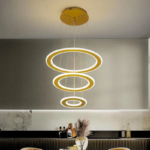 Modern Luxury LED Ring Chandelier Ceiling Light