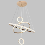 Gold LED Chandelier – Champagne Gold