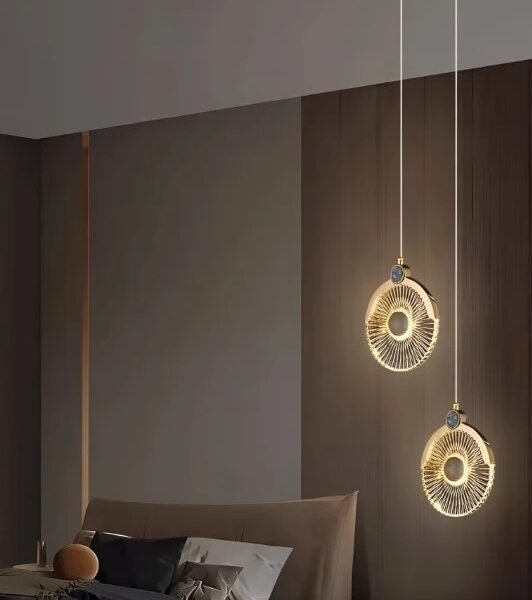 Elegant Dual Crystal Pendant Light