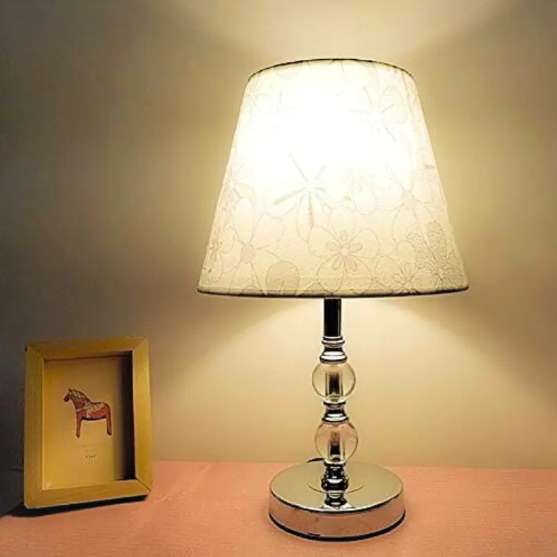 table-lamp Modern Fabric Bedside Table Lamp - Image 1